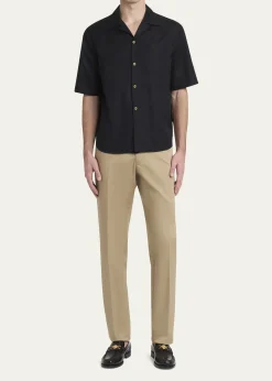 VersaceMen's Medusa Slim Twill Trousers