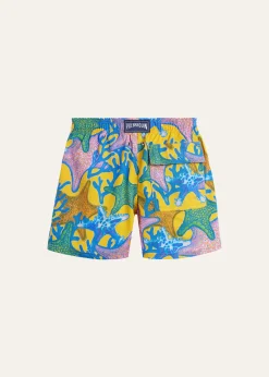 VilebrequinBoy's Glowed Star Swim Trunks, Size 2-14