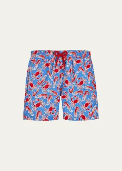 VilebrequinBoy's Graphic Crab & Lobster-Print Shorts, Size 2-14