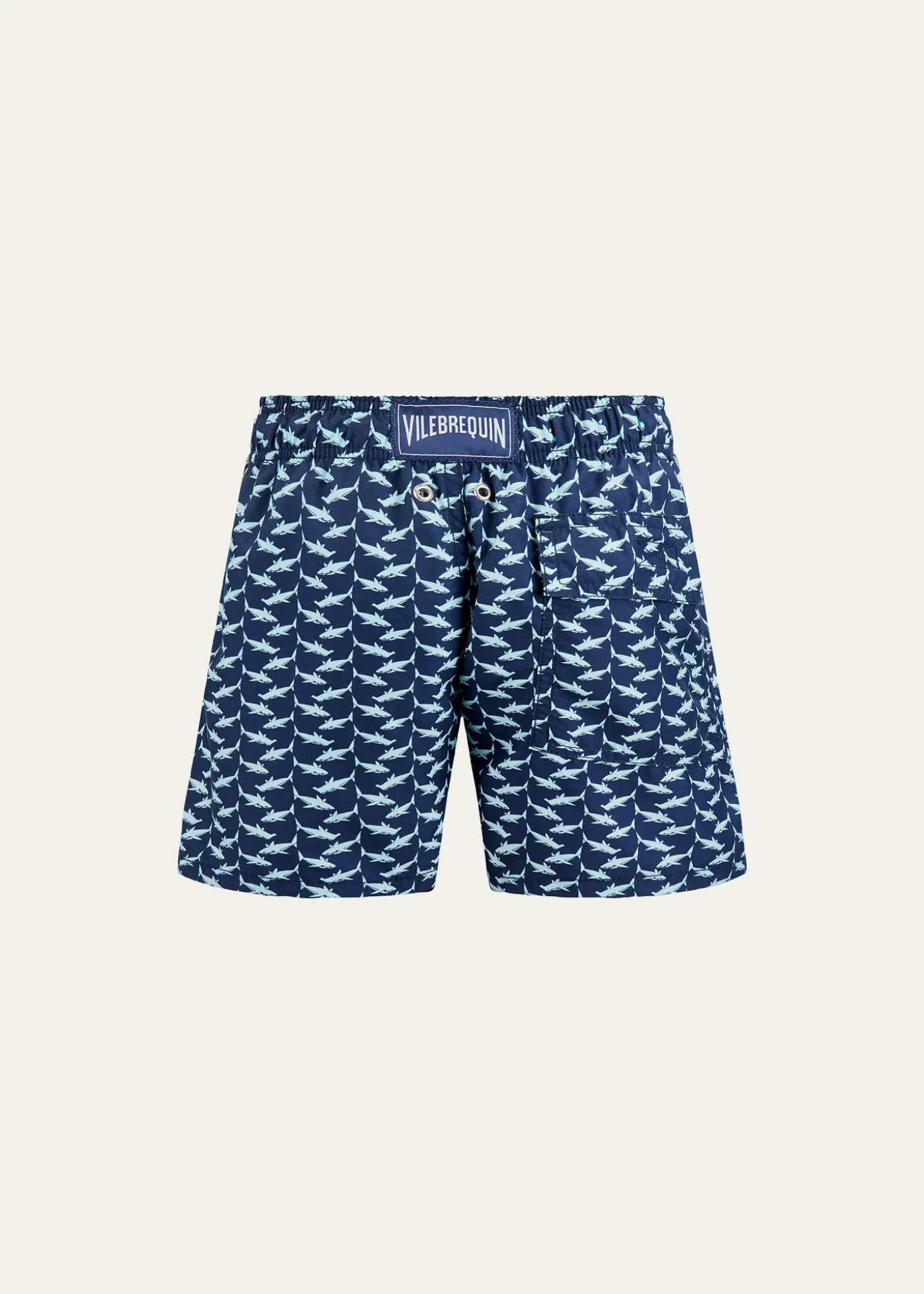 VilebrequinBoy's Jim Shark-Print Swim Shorts, Size 2-12