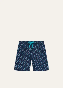 VilebrequinBoy's Multicolor Turtle-Print Swim Shorts, Size 2-14