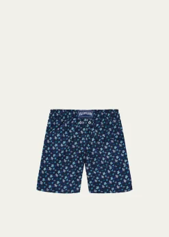 VilebrequinBoy's Multicolor Turtle-Print Swim Shorts, Size 2-14