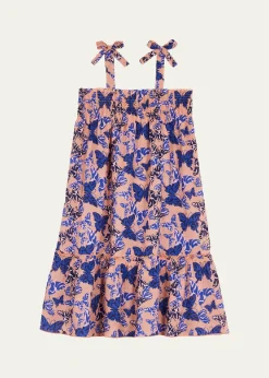 VilebrequinGirl's Butterfly-Print Dress, Size 2-14