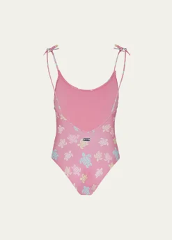 VilebrequinGirl's Multicolor Tortues One-Piece Swimsuit, Size 2-14