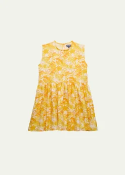 VilebrequinGirl's Tahiti Flower-Print Linen Dress, Size 2-14