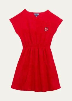 VilebrequinGirl's Flo Embroidered Terry Cloth Dress, Size 2-14