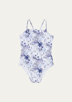 VilebrequinGirl's Printed One-Piece Swimsuit, Size 2-12