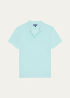 VilebrequinMen's Linen Jersey Johnny Collar Polo Shirt