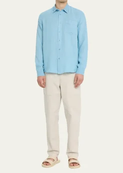 VilebrequinMen's Linen Sport Shirt