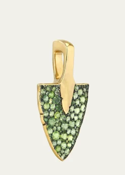 Vram18K Vyv Green Sapphire Pendant