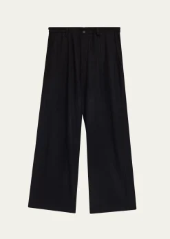 Yohji YamamotoMen's Wool Jersey Pants
