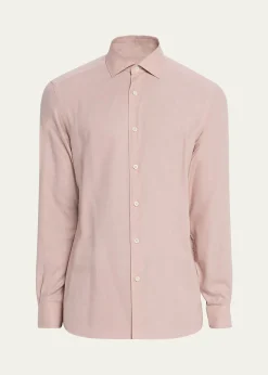ZEGNAMen's Cashco Classic-Fit Sport Shirt
