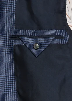 ZEGNAMen's Cashmere and Silk Prince Of Wales Sport Coat