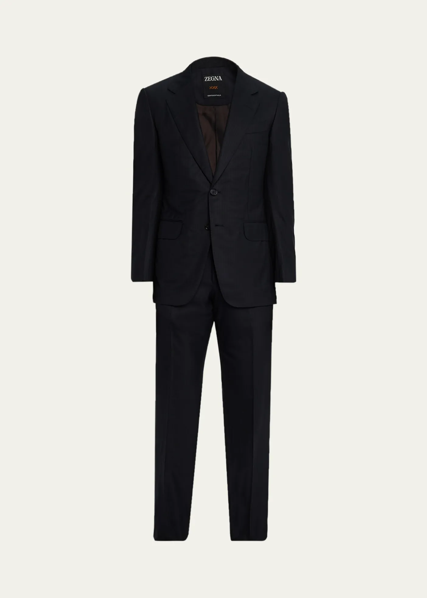 ZEGNAMen's Centoventimila Wool Tonal Stripe Suit