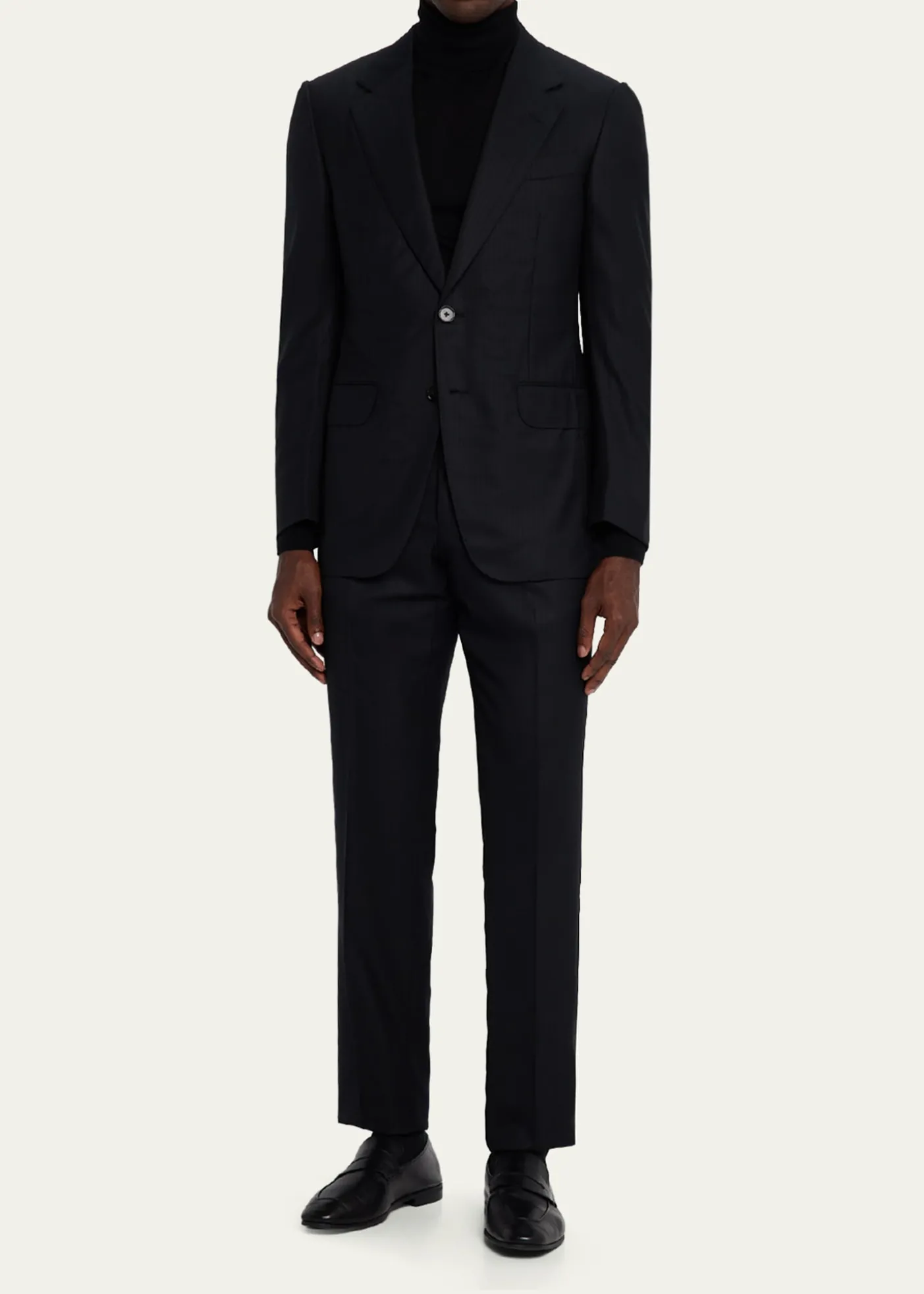 ZEGNAMen's Centoventimila Wool Tonal Stripe Suit