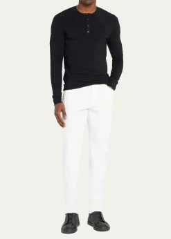 ZEGNAMen's Cotton 5-Pocket Pants