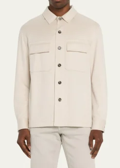 ZEGNAMen's Oasi Cashmere Overshirt
