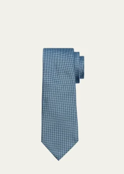 ZEGNAMen's Pindot Silk Tie