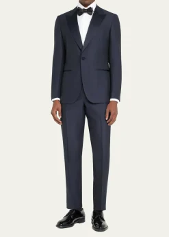 ZEGNAMen's Sartorial Wool and Silk Tuxedo