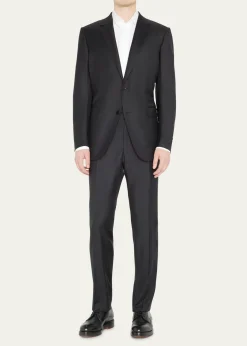 ZEGNAMen's Trofeo Milano Two-Piece Wool Regular-Fit Suit
