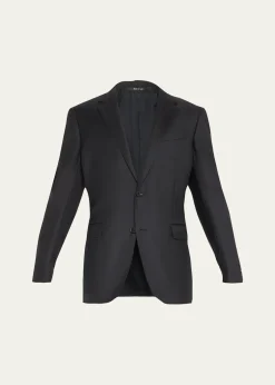 ZEGNAMen's Trofeo Milano Two-Piece Wool Regular-Fit Suit
