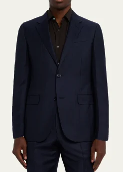 ZEGNAMen's Trofeo Wool Tonal Stripe Two-Piece Suit