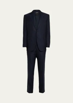 ZEGNAMen's Wool Tonal Stripe Two-Piece Suit