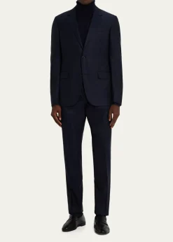 ZEGNAMen's Wool Tonal Stripe Two-Piece Suit