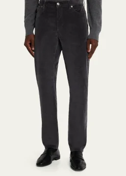 ZEGNAMen's Cashco Corduroy Straight Fit Five-Pocket Pants