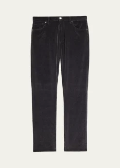 ZEGNAMen's Cashco Corduroy Straight Fit Five-Pocket Pants