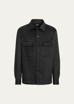 ZEGNAMen's Cashmere Overshirt