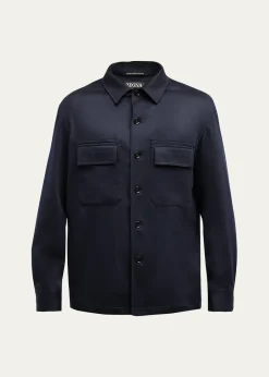 ZEGNAMen's Cashmere Overshirt