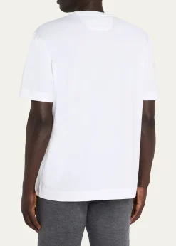 ZEGNAMen's Cotton Jersey Crewneck T-Shirt