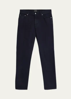 ZEGNAMen's Cotton Slim Fit Five-Pocket Pants