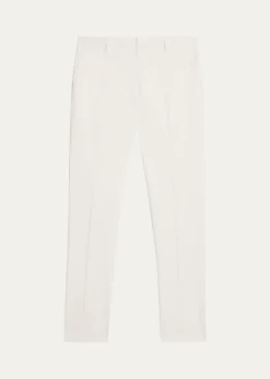 ZEGNAMen's Slim Flat-Front Pants