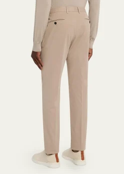 ZEGNAMen's Slim Flat-Front Pants