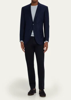 ZEGNAMen's Solid Wool Blazer