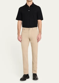 ZEGNAMen's Stretch Gabardine Slim Five-Pocket Pants
