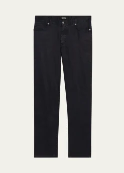 ZEGNAMen's Stretch Straight Leg Five-Pocket Pants