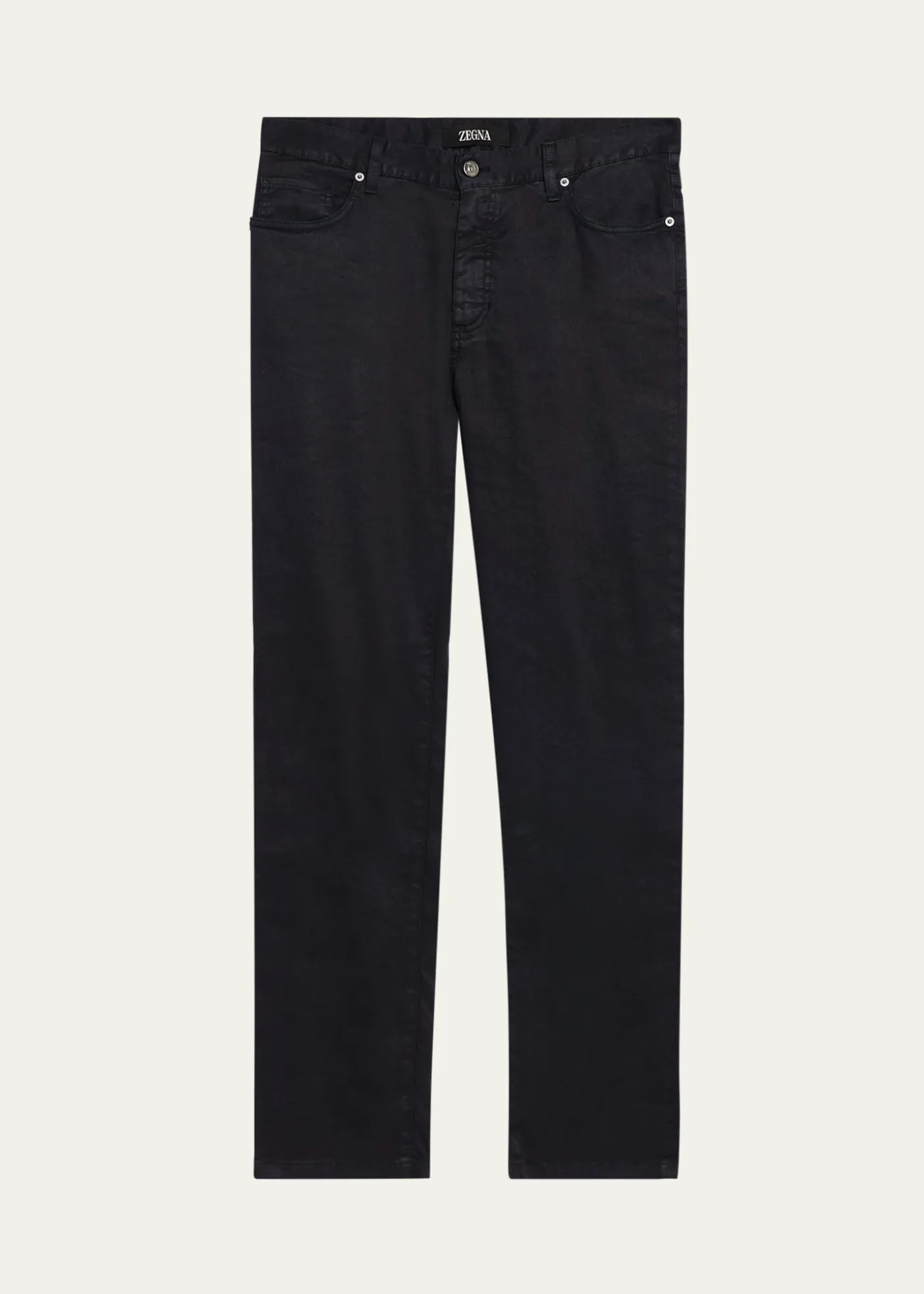 ZEGNAMen's Stretch Straight Leg Five-Pocket Pants