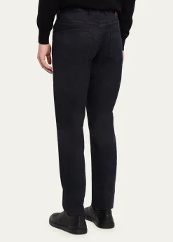 ZEGNAMen's Stretch Straight Leg Five-Pocket Pants