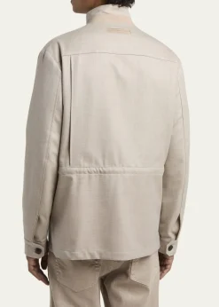 ZEGNAMen's Wool Field Jacket