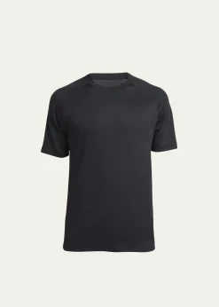 ZEGNAMen's Wool-Stretch Crewneck T-Shirt